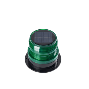 Luz <span class=keywords><strong>de</strong></span> Advertencia <span class=keywords><strong>de</strong></span> Tráfico LED <span class=keywords><strong>de</strong></span> Plástico con Energía Solar, Reflector Prismático <span class=keywords><strong>de</strong></span> Alta Intensidad, Clasificación IP55, Baliza <span class=keywords><strong>de</strong></span> Seguridad Intermitente Verde - Product Image 6