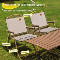 Chaise de camping pliante moderne, sûre, confortable et épaisse, ultra-légère, portable, en acier au carbone, mobilier d'extérieur