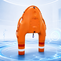 Robot de sauvetage aquatique en forme de U, portée 1800m, capacité de descente 25m, conduite bilatérale, aile de sauveteur, pour mer, lac, rivière, LiFePO4