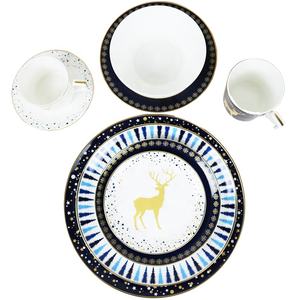 Plato pequeño de porcelana decorativa para el desayuno para niños, plato pequeño de 6,5 pulgadas, <span class=keywords><strong>2022</strong></span>, para Navidad - Product Image 2