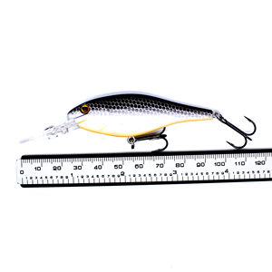 Leurre de pêche flottant à manivelle en stock, 70 mm, 8,7 g, leurre de type shad minnow, plongée de 3,3 m, <span class=keywords><strong>nageur</strong></span> flottant, leurre à hochet - Product Image 4