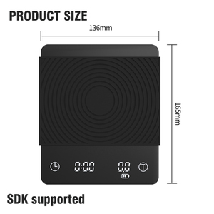 FRK <span class=keywords><strong>New</strong></span> Digital 2000g 0.1g Timer funzione peso bilancia elettronica da cucina per alimenti - Product Image 3