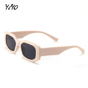 2023 Retro đa giác hình chữ nhật Kính mát phụ nữ thời trang thạch màu Eyewear <span class=keywords><strong>Shades</strong></span> UV400 người đàn ông vuông đầy màu sắc Gradient kính mặt trời - Product Image 3