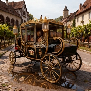 OEM Carrosse de mariage électrique Royal Cendrillon, véhicule de transport spécial, caravane de tourisme familial - Product Image 3