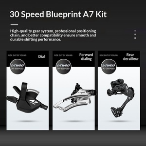 Bicicleta de Carretera de Carreras al Por Mayor de Fábrica, Freno de Disco Doble Curvo, para Adultos, Hombres y Mujeres, 24-30 Velocidades, 14 kg, Cuadro Ligero y Resistente - Product Image 3