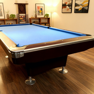 Billard Snooker Moderne 9 pieds en Cuir avec Rails en Bois Massif et Coussins en Ardoise, Vente Chaude d'Usine, Accessoires de Billard Gratuits pour le Vietnam - Product Image 4