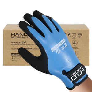 Guantes de Trabajo Impermeables de Poliéster de Calibre 15 y Monhair de Calibre 7 para Clima Frío, Guantes de Trabajo Aislantes para Congelador de Invierno con Agarre - Product Image 1