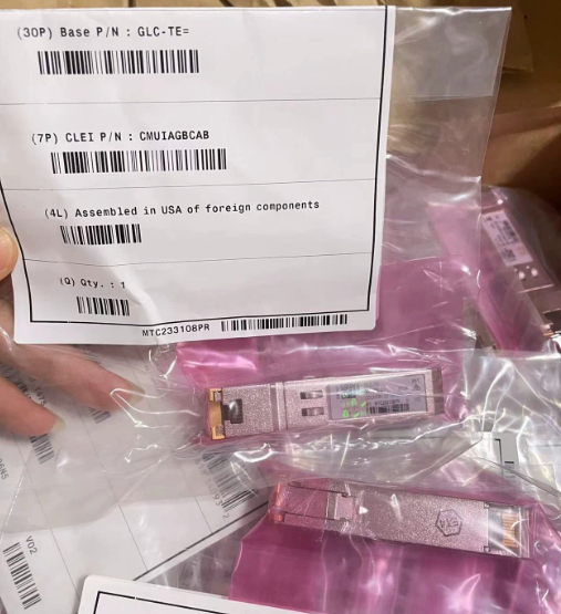 GLC-TE SFP To RJ45 Copper Module 1000Base-T 100m Transceiver Optic Connector for Network Switch Router Data Center Enterprise