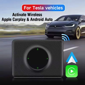 Hicbest 2 en 1 Boîtier Mini Activateur CarPlay Android Auto Sans Fil en Verre Allié WiFi Double Bande pour <span class=keywords><strong>Tesla</strong></span> Model 3/X/Y/S Navigation Google - Product Image 2