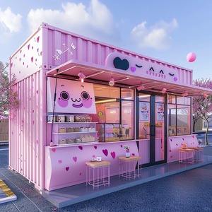 Tiêu chuẩn tân trang 10ft thức ăn nhanh Mini Pop-up quán cà phê Cửa Hàng Điện thoại di động container cà phê bar nhà - Product Image 2