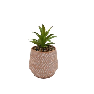 Offres Spéciales plantes succulentes vente en gros plantes artificielles <span class=keywords><strong>cactus</strong></span> succulent centre de table fleur pour la décoration de la maison dans pot de fleur en céramique