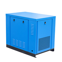 Compresor de Tornillo Eléctrico Comercial DMC de 7.5KW 10HP, Sumergido en Aceite, de Alta Resistencia, 380V CA, Bomba Refrigerada por Aire, 7-13 bar, 1.1m³/min