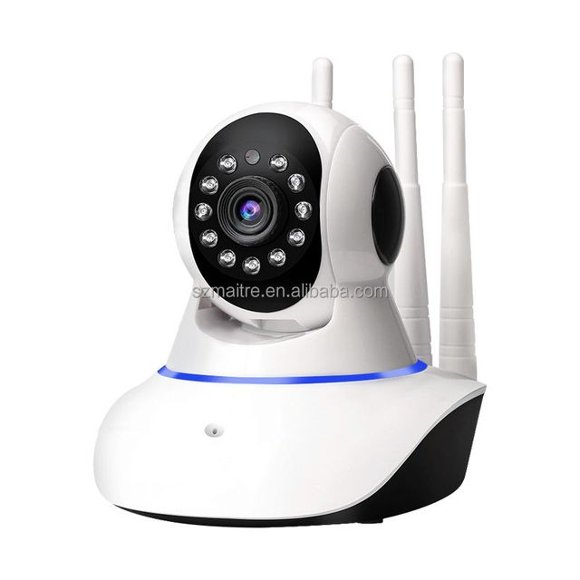Three Antenna P2P Indoor V380 WiFi Camera 720P Home CCTV IP Camera Night Vision 10x-20x Optical Zoom 355 Wide Angle Network
