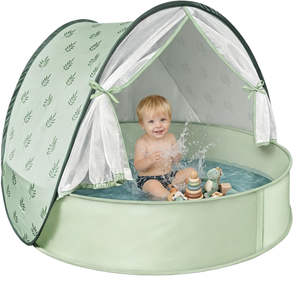 Abri solaire portable <span class=keywords><strong>pour</strong></span> bébé Marazual, tente de <span class=keywords><strong>piscine</strong></span> pop-up avec <span class=keywords><strong>moustiquaire</strong></span>, intérieur/extérieur - Product Image 2