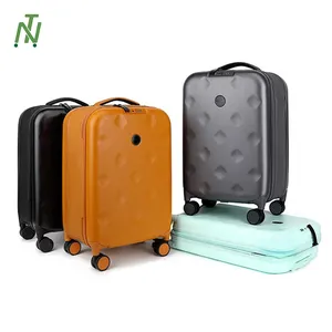Neues Design 20/24/28 Zoll ABS-PC-Kabinen-Trolley-Tasche faltbares Gepäckset Trolley Reisetasche Koffer