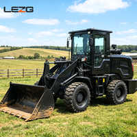 Chargeuse sur pneus diesel 3T 4x4 pour la construction, machine hydraulique avec accessoires optionnels pour la manutention du sable, de la pierre et de la boue