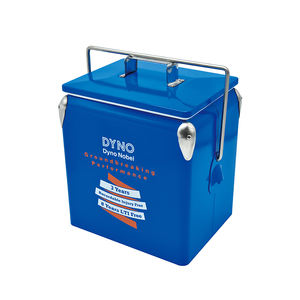 Şarap soğutucu 13L soğutucu kutu <span class=keywords><strong>Vintage</strong></span> soğutucu çanta buz <span class=keywords><strong>Metal</strong></span> kutu promosyon hediye şarap soğutucu - Product Image 3