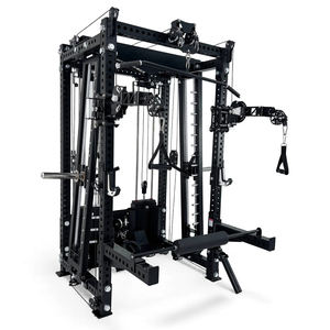 Machine Smith multifonctionnelle à roulements linéaires, directement de l'usine, pour salle de sport, capacité de 500 kg, rack à squats robuste, logo personnalisé - Product Image 1