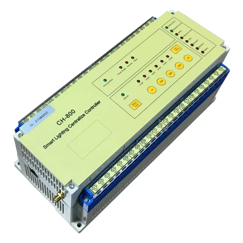 Système de contrôle pour l'éclairage de rue, IoT/transporteur de ligne d'alimentation