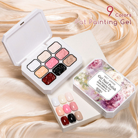 MEET ACROSS-Palette de vernis à ongles en gel dégradé 4 en 1, UV LED Soak off, peinture