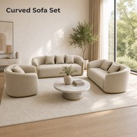 Ensemble de canapés modernes en velours courbé pour hall d'hôtel |   Matelassage en losanges avec garniture dorée |   Meubles de salon de luxe