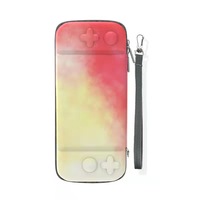 Casing Keras Ber-resleting Warna Macaron dari EVA untuk New 3DS XL LL, Tahan Air, Logo Timbul, Anti Debu, Trendi, Anti Guncangan, Pelindung Gaming