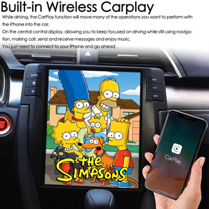 Tesla Style 128GB Android 13 pantalla coche Multimedia Radio reproductor de vídeo para <span class=keywords><strong>Civic</strong></span> 2016 <span class=keywords><strong>2017</strong></span> 4G LTE Carplay GPS estéreo Unidad Principal - Product Image 4