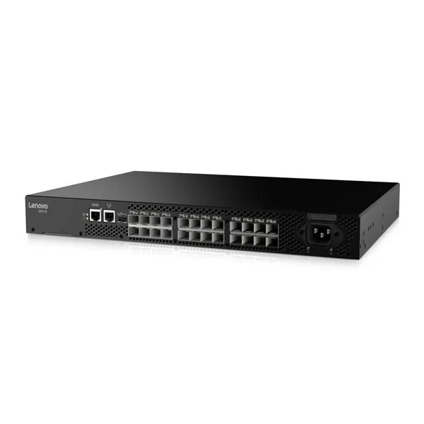 Lenovo Think System DB610S Gen 6 FC SAN-Switch mit 8 Ports lizenzierter 8 X16G SWL SFP-Transceiver