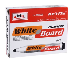 चुंबकीय Refillable स्याही प्रकाश बोर्ड मार्कर पेन काले, लाल, नीले सफेद OEM अनुकूलित कुंजी विषैले लोगो शैली कार्यालय रंग आसान पर्यावरण