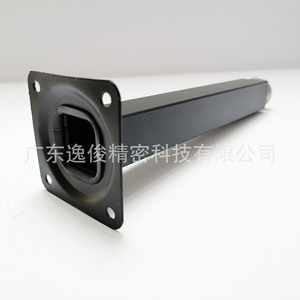 Adjustable Black Square Coffee <b>Table</b> <b>Legs</b> Carbon Steel Industrial Design Easy Installation Furniture Support - Product Image 4
