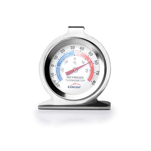Termometro per Frigorifero e Congelatore Lacor, Scala Doppia Celsius Fahrenheit, in Acciaio Inossidabile, Autoportante - Product Image 1