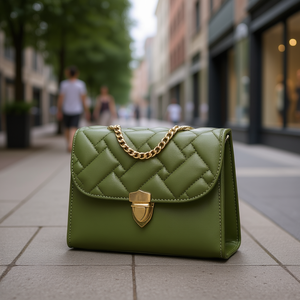 Bolso Bandolera de Cuero Kaori para Mujer, Marca Fana, 7 Pulgadas, Estilo Vintage, Cierre de Cremallera, Impermeable, para Uso Diario - Product Image 2