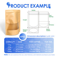 Bolsa de Embalaje para Condimentos con Impresión Personalizada, Bolsa de Mylar a Prueba de Humedad, Aprobada por la FDA, con Cierre Reutilizable, 100g 250g 1kg