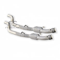 Sistema de Escape Modificado de Alta Calidad con Tubo de Bajada para Mercedes-Benz S500 4.7T W222 2014-2020, Respuesta Turbo Más Rápida