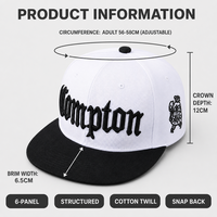 Casquette Snapback en Toile Camouflage à Visière Plate, Style Baseball Hip Hop, Réglable, Performance Extérieure, Broderie Personnalisée, Vente en Gros