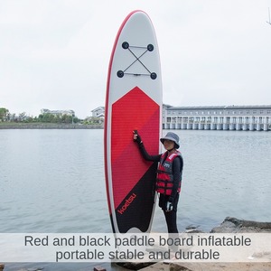 Planche à pagaie de 3.2 mètres Ski nautique debout Sup planche à pagaie <span class=keywords><strong>gonflable</strong></span> planche de surf débutant planche à roulettes aquatique - Product Image 3