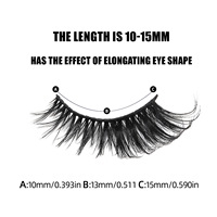 Kit de cils magnétiques épais effet œil de chat, faits à la main, professionnels, haute qualité, plusieurs paires, avec eye-liner magnétique invisible réutilisable