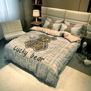 Bán buôn tùy chỉnh in tấm ga trải giường Set sợi Quilt Set gối 4 bộ của bộ đồ giường - Product Image 2