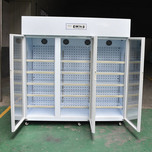 Réfrigérateur commercial à grande capacité de 1360 L, 2 à 8 degrés, 2 portes vitrées, dégivrage automatique, refroidissement par air - Product Image 6