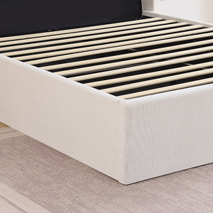 High Quality European <b>Bed</b> Frame Fabric Bedroom Furniture-Soft Upholstered Double King <b>Queen</b> <b>Size</b> <b>Beds</b> - Product Image 4