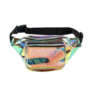 Stadium Approved <strong>Waist</strong> Belt Bum <strong>Bag</strong> for Women Men, Fashion PVC Transparent <strong>Waist</strong> <strong>Bag</strong> Holographic Fanny Pack with Adjustable Belt - Product Image 1