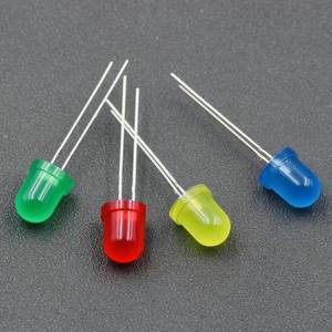 Nhà Máy Trực Tiếp F8/8Mm Đầu Tròn LED Ánh Sáng Phát Ra Diode Hạt Chân Dài Đèn Với Coloured Chèn Bán Hàng Trực Tiếp - Product Image 4