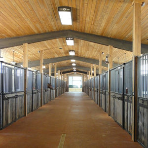 현대 휴대용 승마 유럽 스타일 금속 프레임 말 안정적인 피더 지붕 - Product Image 2