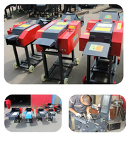 Machine à couper et à nourrir le foin, mini-découpeuse manuelle à moteur électrique pour animaux, machine agricole à couper le foin et la paille