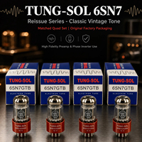 6SN7 Vakum Valfi, Çift Triyot, Eşleştirilmiş Çift, Audiophile Vintage Tüp Amplifikatör Restorasyonu için 6N8P 6H8C CV181'in Doğrudan Yerine Geçer