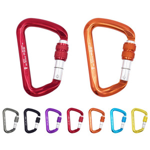 Mosquetón de Aleación de Aluminio en Forma de D Zhongyu, Gancho de Seguridad con Bloqueo de 30KND para Equipo de Escalada al Aire Libre - Product Image 4