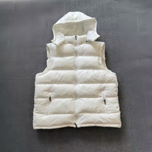 Gilet d'hiver chaud <span class=keywords><strong>sans</strong></span> manches en duvet lisse, imperméable et brillant pour homme - Product Image 2