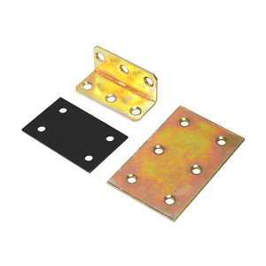 Support d'étagère en acier laminé à froid épaissi, connecteur de quincaillerie à angle droit de 90 degrés, durable, zingué - Product Image 2