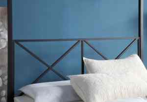 Metall 4 Poster Himmelbett Modernes Design Bett Schlafzimmer möbel Camas Schmiedeeisen Bett - Product Image 3