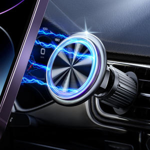 Support de téléphone pour grille d'aération, crochet métallique, absorption des chocs, stable, réglable, universel, GPS, alliage de zinc, support rotatif à <span class=keywords><strong>360</strong></span> degrés - Product Image 3